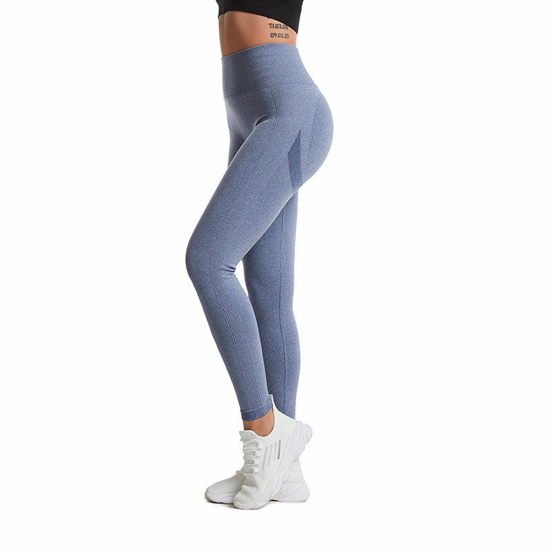 Yoga Pants High Waist Hip Lift Wrinkle Slim Fit Fitness Pants