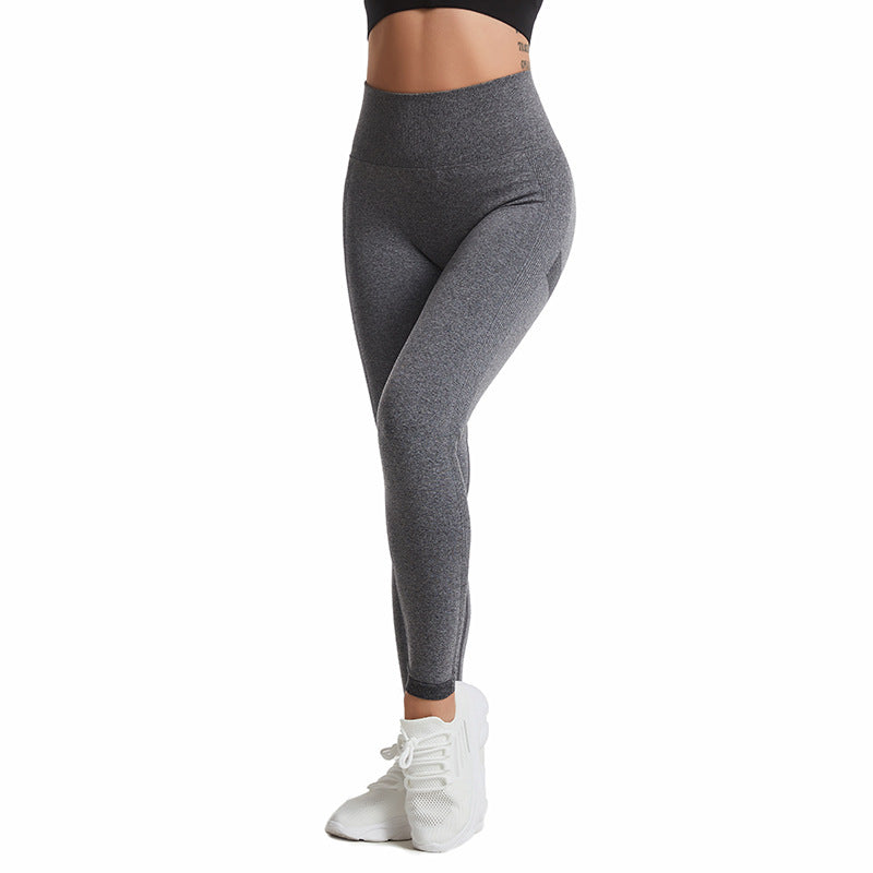 Yoga Pants High Waist Hip Lift Wrinkle Slim Fit Fitness Pants
